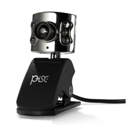 Pisc Webcam 1.3 MP Preto c/ LED 1819